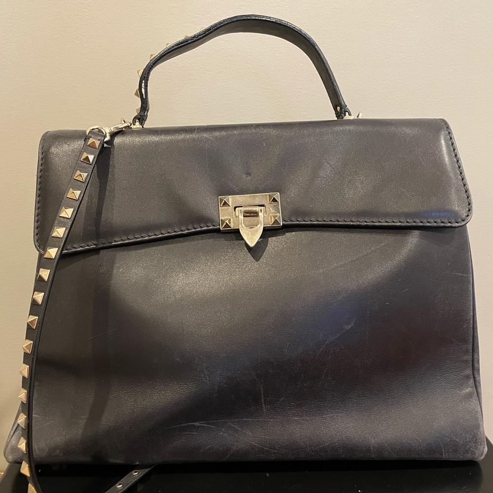 Valentino Rockstud Large Satchel